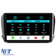Navigation for Peugeot 208, 2008 (2013-2018), 10 Inch, 8Gb Ram, 256Gb Storage, Carplay - NAVPG108BHO