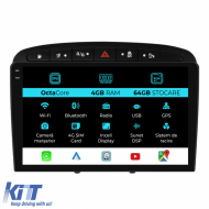 Navigation for Peugeot 308, 408 (2008-2013), 9 Inch, 4Gb Ram, 64Gb Storage, Carplay - NAVPG94QDR
