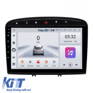 Navigation for Peugeot, 308 408 (2008-2013), 9Inch, 4Gb RAM, 64Gb Storage, Bluetooth, WiFi, Carplay - NAVPG94KLB