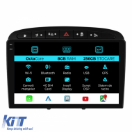 Navigation for Peugeot 308, 408 (2008-2013), 9Inch, 8Gb Ram, 256Gb Storage, Carplay - NAVPG98IPX