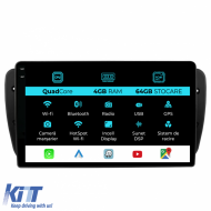 Navigation for Seat Ibiza (2008-2016), QuadCore, 9 Inch 4Gb Ram, 64Gb Storage, Carplay - NAVSE94ERF