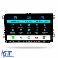 Navigation for Skoda, Android, 9 Inch, 2GB RAM, 64GB storage, Bluetooth, WiFi, Apple Carplay Android Auto - NAVSK92BZC