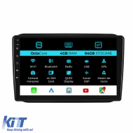 Navigation for Skoda Fabia (2007-2014), 10 Inch, 4Gb Ram, 64Gb Storage, Carplay - NAVSK104IRO