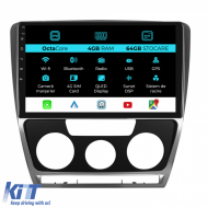 Navigation for Skoda, Octavia 2 (2004 - 2013), 10 Inch, 4Gb Ram, 64Gb Storage, Carplay - NAVSK104VKR