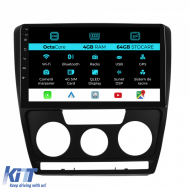 Navigation for Skoda, Octavia 2 (2004 - 2013), 10Inch, 4Gb Ram, 64Gb Storage, Carplay - NAVSK104LTS