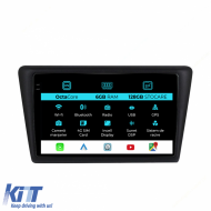 Navigation for Skoda, Rapid (2011-2019), 9 Inch, 6Gb Ram, 128Gb Storage, Carplay - NAVSK96JLP