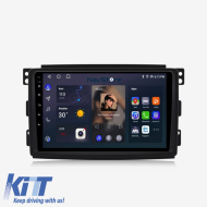 Navigation for Smart For Two (2005-2010) For Four (2005-2010), 9 Inch, 6Gb Ram, 128Gb storage, Bluetooth, WiFi, Waze. - NAVSM96BTU