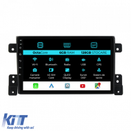 Navigation for Suzuki Grand Vitara 3 (2005-2015), 9Inch, 6Gb Ram, 128Gb Storage, Carplay - NAVSZ96ZLI