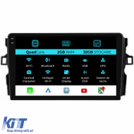 Navigation for Toyota Auris, (2006 - 2012), 10 Inch, 2Gb Ram, 32Gb Storage, Carplay - NAVTY102LKM