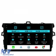 image-54-Navigation for Toyota Corolla, 2006-2013, QuadCore, 9 Inch, 4Gb Ram, 64Gb Storage, Carplay
