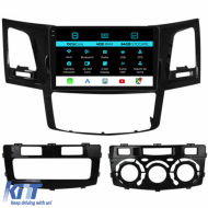 Navigation for Toyota Hilux VII (2004-2015), 9 Inch, 4Gb Ram, 64Gb Storage, Carplay - NAVTY94GXB