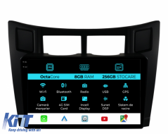 Navigation for Toyota Yaris, (2005-2011), 9 Inch, 8Gb RAM, 256Gb Storage, Carplay - NAVTY98VXB