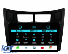 Navigation for Toyota Yaris, 2005-2011, 9 Inch, 2Gb Ram, 32Gb Storage, Carplay - NAVTY92SJD