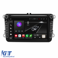 Navigation for Volkswagen, 8 Inch, 8Gb Ram, 128Gb storage, Apple Carplay Android Auto - NAVVW88NPB