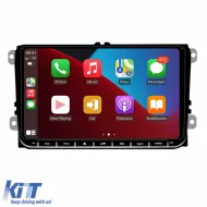 image-5-Navigation for Volkswagen, 9 Inch, 4Gb Ram, 64Gb storage, Apple Carplay Android Auto