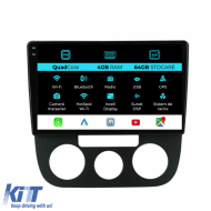 Navigation for Volkswagen Golf 5, Jetta (2004-2009), QuadCore, 10 Inch, 4Gb Ram, 64Gb Storage, Carplay - Manual Climate Control - NAVBM104ATJ