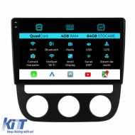 Navigation for Volkswagen Golf5, Jetta (2004-2009), QuadCore, 10 Inch, 4Gb Ram, 64Gb Storage, Carplay - Automatic Climate Control - NAVBM104WBU