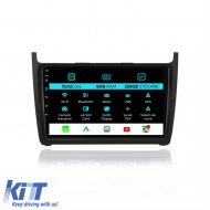 Navigation for Volkswagen Polo, (2009-2018), 9Inch, 8Gb Ram, 256Gb Storage, Carplay - NAVVW98QNW