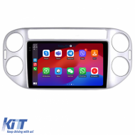 Navigation for Volkswagen, Tiguan (2006-2016), 2K Display, 4Gb RAM, 64Gb Storage, Bluetooth, WiFi, Carplay - NAVVW004NQA