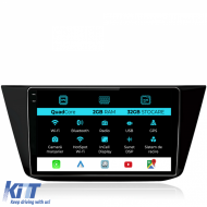 Navigation for Volkswagen Tiguan, 2016 - 2023, 10 Inch, 2Gb Ram, 32Gb Storage, Carplay - NAVVW102VLX
