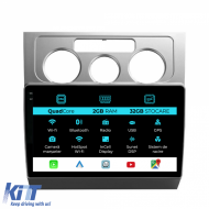 Navigation for Volkswagen Touran, (2003-2010), 10 Inch, 2Gb Ram, 32Gb Storage, Carplay - NAVVW102ULX