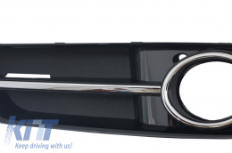 Nebelscheinwer abdeckungen Seitengitter für AUDI A3 Facelift 8P1 08-12 S3 Sline Design-image-6025275