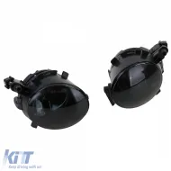 Nebelscheinwerfer in schwarzem Rauch geeignet für Seat Ibiza 6J 08-12 Leon 1P 09-12 Altea ab 09-image-6209838