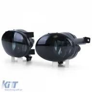 Nebelscheinwerfer schwarz rauchig geeignet für VW Golf 6 VI Caddy Jetta Tiguan Touran-image-6278201