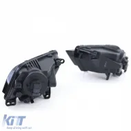 Nebelscheinwerfer Schwarz Smoke geeignet für Seat Ibiza 6J 6P Leon 5F Toledo 2012-2020-image-6277069