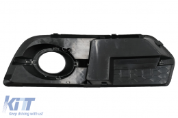Nebelscheinwerferabdeckungen Seitengitter für Audi Q5 SUV 8R 08-11 RS Design Schwarz-image-6068099
