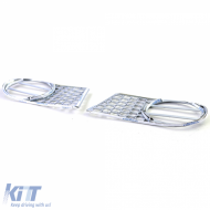 Nebelscheinwerferabdeckungen, Kühlergrillabdeckung verchromt geeignet für Suzuki Swift MZ EZ 05-08-image-6190776