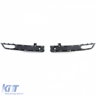 Nebelscheinwerfergitterrahmen Stoßstange schwarz glänzend geeignet für VW T6 15-19 mit PDC-image-6192790