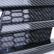 Nebelscheinwerferrahmen Gitter im GTI-Look aus Carbon, geeignet für VW Golf 7 12-17-image-6200153