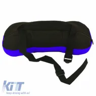 Neck Cushion Type-R suitable for Car Seat Blue / Black 34x16x7cm 1 Piece-image-6305085