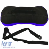Neck Cushion Type-R suitable for Car Seat Blue / Black 34x16x7cm 1 Piece-image-6305087