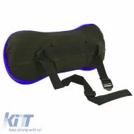 Neck Cushion Type-R suitable for Car Seat Blue / Black 34x16x7cm 1 Piece-image-6305088