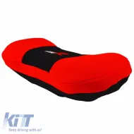 Neck Cushion Type-R suitable for Car Seat Red / Black 34x16x7cm 1 Piece-image-6305076