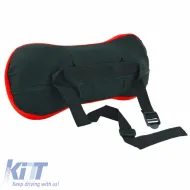 Neck Cushion Type-R suitable for Car Seat Red / Black 34x16x7cm 1 Piece-image-6305080