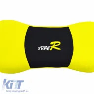 Neck Cushion Type-R suitable for Car Seat Yellow / Black 34x16x7cm 1 Piece-image-6305091