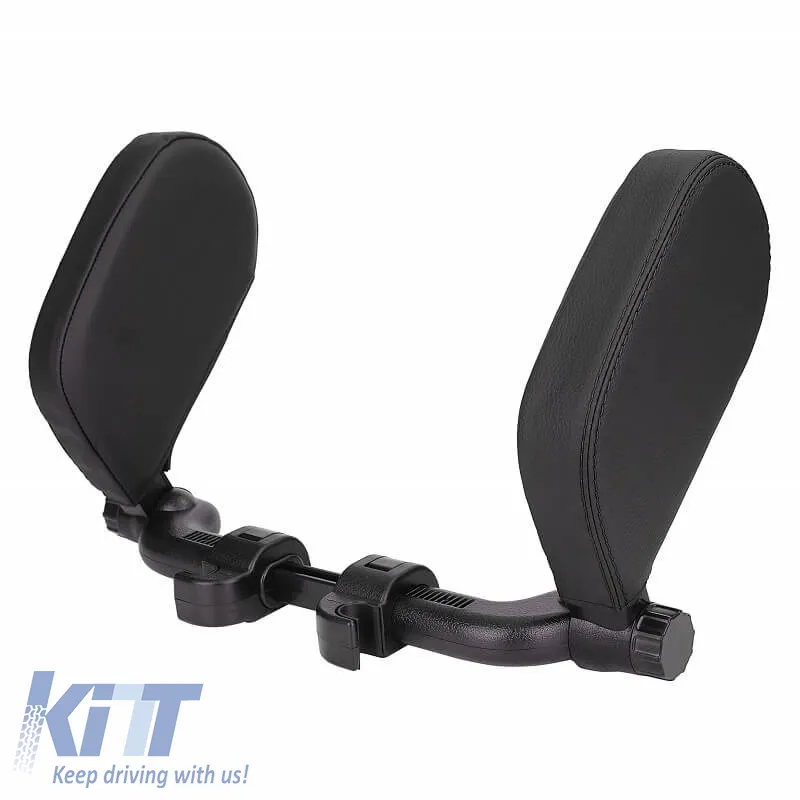 Neck Support Headrest Cushion Memory Foam HLU1000 11x20x3.5cm Black 1 pc