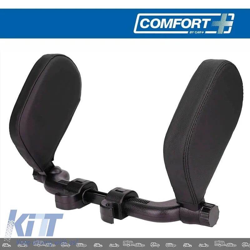 Neck Support Headrest Cushion Memory Foam HLU1000 11x20x3.5cm Black 1 pc