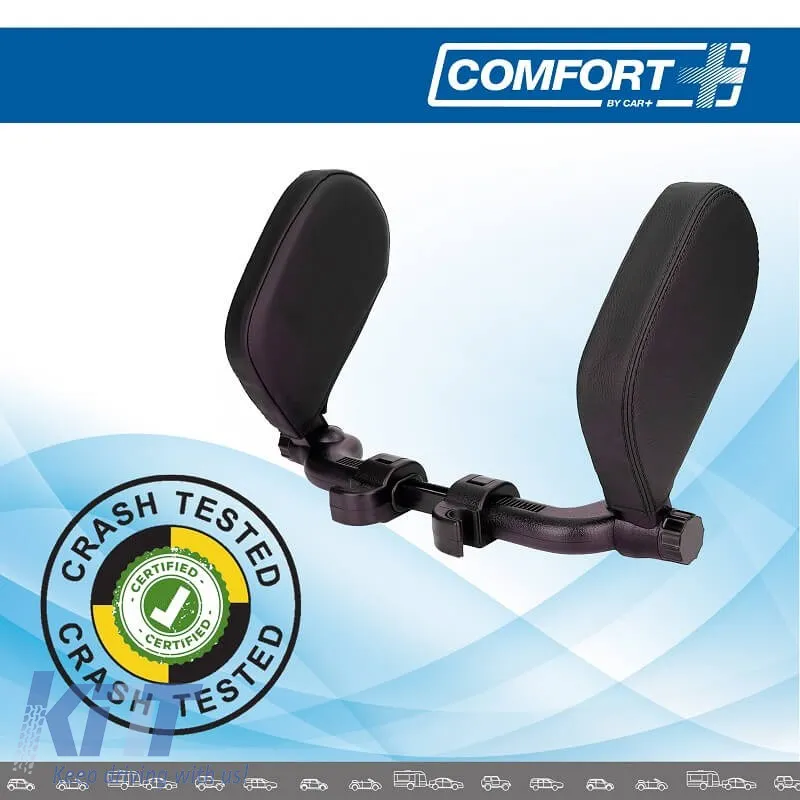 Neck Support Headrest Cushion Memory Foam HLU1000 11x20x3.5cm Black 1 pc