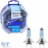 image-1-NEOLUX by Osram H7 Blue Light 55W 12V Halogen Bulb Xenon Look 2 pieces