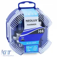 NEOLUX Osram H4 Halogenlampen Blue Light 60/55W 12V Xenon-Look 2 Stück-image-6191912
