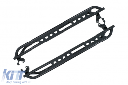 image-25-Подложки Степенки Nerf Bars подходящи за Jeep Wrangler Rubicon JK (2007-2017) 4 врати Желязо