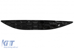 Nid d'abeille Couvercle réflecteur arrière pour VW Golf 7 5G 13-17 R & R-Line Pare-chocs-image-6086464