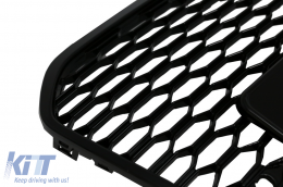 Nid d'abeille sans emblème Grille pour Audi A6 C7 4G Pré-lifting 2011-2014 RS6 Look-image-6082192
