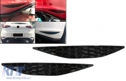 Nido d'ape Paraurti posteriore Copertura riflettore per VW Golf 7 GTI Hatchback 5G 2013-2017-image-6087027