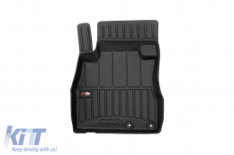 Nissan Note hatchback 2012-2017 méretpontos gumiszőnyeg, 3 részes szett, fekete, 24 hónap garanciával-image-6223801