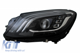 image-7-O Aristeró proboléas Plírhs LED katállhlos gia Mercedes S-Class W222 X222 (2017-) Ananéosh Look